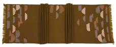 Judy Ross Textiles Hand-Embroidered Wool Glitter Scarf toffee