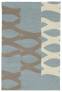 Judy Ross Hand-Knotted Custom Wool DNA Rug celadon/smoke/parchment