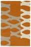 Judy Ross Hand-Knotted Custom Wool DNA Rug melon/oyster/parchment