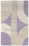 Judy Ross Hand-Knotted Custom Wool Eclipse Rug lilac/cream/oyster