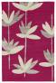 Judy Ross Hand-Knotted Custom Wool Palm Rug cerise/smoke silk/parchment