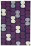 Judy Ross Hand-Knotted Custom Wool Tabla Rug midnight/aubergine/cadet silk/parchment silk