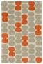Judy Ross Hand-Knotted Custom Wool Tabla Rug parchment/oyster/coral silk