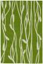 Judy Ross Hand-Knotted Custom Wool Vines Rug lime/parchment