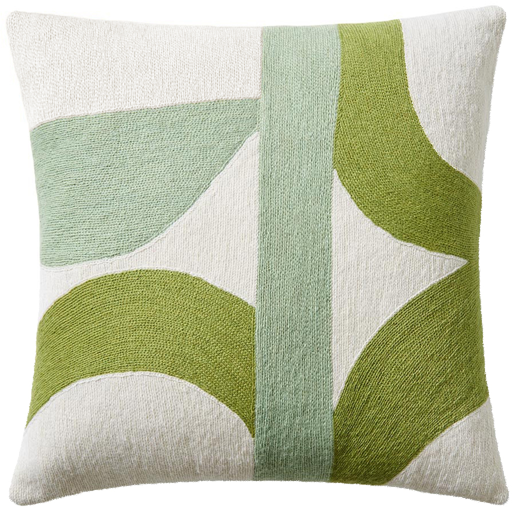 celery green throw pillows