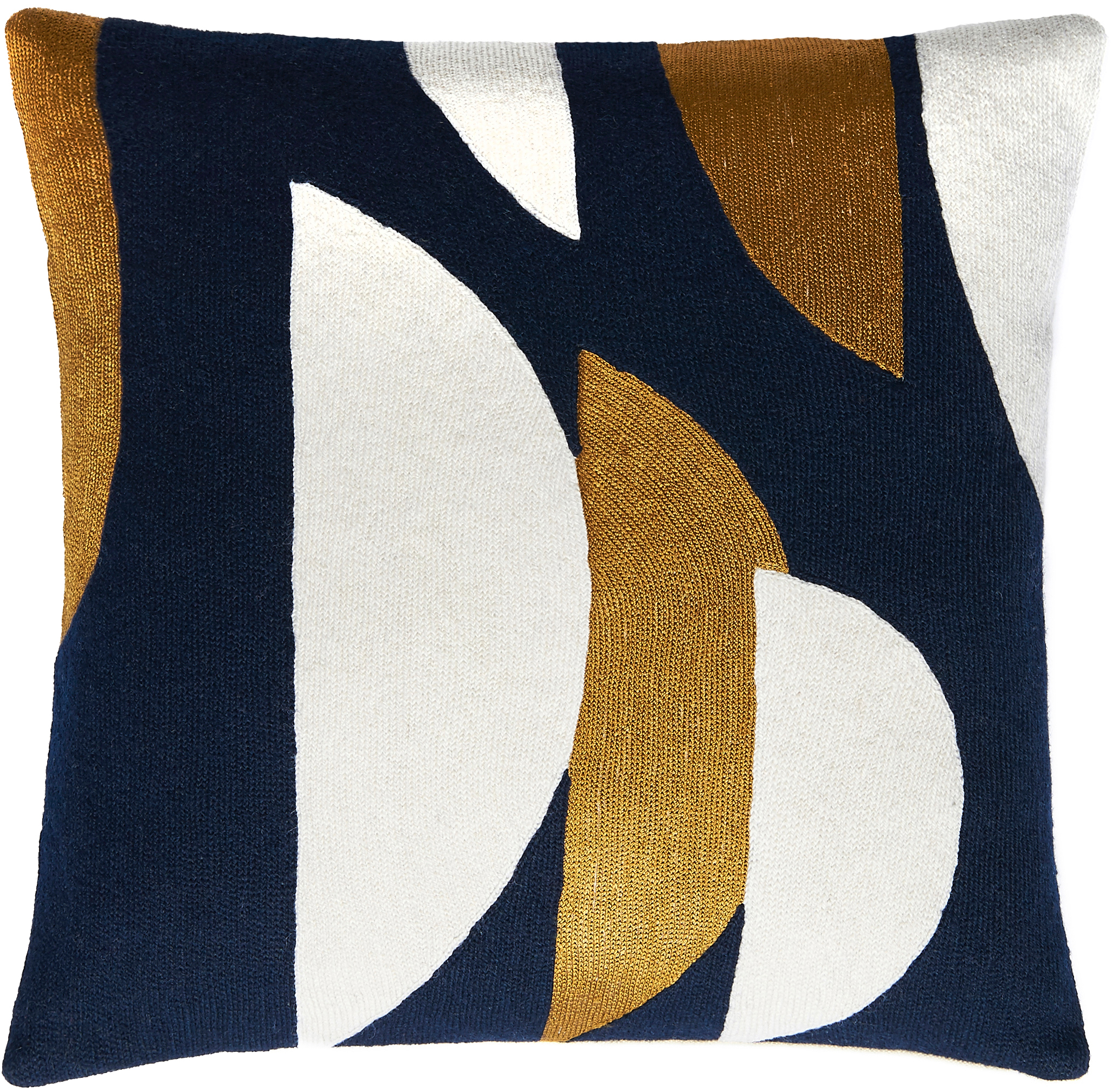 Hand Embroidered Chain Stitch Pillows 18x18 Slice Judy Ross Textiles
