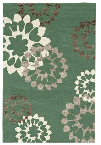 rugscarouselmoss/fig silk/cream/pewter silk Judy Ross Hand-Knotted Custom Wool Carousel Rug moss/fig silk/cream/pewter silk