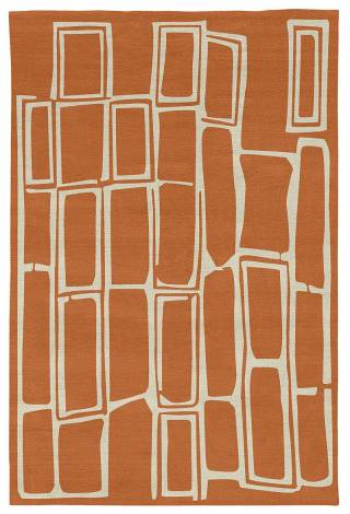rugsprocessionchutney/parchment Judy Ross Hand-Knotted Custom Wool Procession Rug chutney/parchment