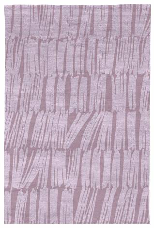 Judy Ross Hand-Knotted Custom Wool Static Rug mauve/mauve silk