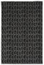Judy Ross Hand-Knotted Custom Wool Bangle Rug black/pewter