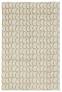 Judy Ross Hand-Knotted Custom Wool Bangle Rug cream/gold silk