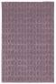 Judy Ross Hand-Knotted Custom Wool Bangle Rug mauve/mauve silk