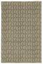 Judy Ross Hand-Knotted Custom Wool Bangle Rug oyster/dark grey silk