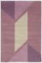 Judy Ross Hand-Knotted Custom Wool Hollywood Rug dusty pink/parchment/mauve/plum