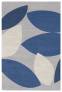 Judy Ross Hand-Knotted Custom Wool Petal Rug ice/midnight/cream/marin