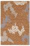 Judy Ross Hand-Knotted Custom Wool Tweed Rug camel/rust/cream/fog/cornflower