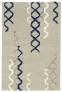 Judy Ross Hand-Knotted Custom Wool Arbor Rug parchment/royal/cream/smoke silk