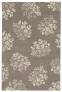 Judy Ross Hand-Knotted Custom Wool Bouquet Rug smoke/smoke silk/cream