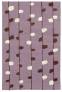 Judy Ross Hand-Knotted Custom Wool Calendar Rug mauve/raisin silk/cream