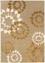 Judy Ross Hand-Knotted Custom Wool Carousel Rug blonde/gold silk/parchment