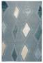 Judy Ross Hand-Knotted Custom Wool Cascade Rug powder blue/powder blue silk/ice silk/slate silk