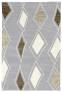 Judy Ross Hand-Knotted Custom Wool Cascade Rug ice/cream/pecan silk/oyster silk