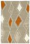 Judy Ross Hand-Knotted Custom Wool Cascade Rug oyster/cream/melon/oyster silk