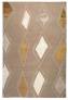 Judy Ross Hand-Knotted Custom Wool Cascade Rug oyster/cream silk/gold silk/oyster silk