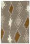 Judy Ross Hand-Knotted Custom Wool Cascade Rug pewter/parchment silk/pewter silk/auburn