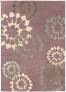 Judy Ross Hand-Knotted Custom Wool Carousel Rug claret/ice/smoke/cream