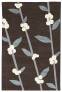 Judy Ross Hand-Knotted Custom Wool Coffee Tree Rug graphite/celadon silk/cream/ice