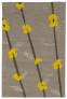 Judy Ross Hand-Knotted Custom Wool Coffee Tree Rug smoke/smoke silk/buttercup/iron