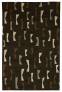 Judy Ross Hand-Knotted Custom Wool Confetti Rug chocolate/blonde silk/tan silk/clove silk