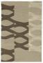 Judy Ross Hand-Knotted Custom Wool DNA Rug blonde/iron/putty silk