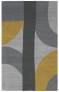 Judy Ross Hand-Knotted Custom Wool Eclipse Rug grey/dark grey/charcoal/fog