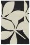Judy Ross Hand-Knotted Custom Wool Fauna Rug black/cream