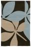 Judy Ross Hand-Knotted Custom Wool Fauna Rug chocolate/celadon/blonde