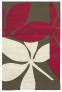 Judy Ross Hand-Knotted Custom Wool Fauna Rug iron/carmine/parchment silk