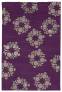 Judy Ross Hand-Knotted Custom Wool Gem Rug aubergine/smoke/smoke silk