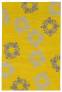 Judy Ross Hand-Knotted Custom Wool Gem Rug buttercup/putty/smoke