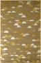 Judy Ross Hand-Knotted Custom Wool Glitter Rug blonde/cream/gold silk