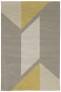 Judy Ross Hand-Knotted Custom Wool Hollywood Rug smoke/fog/sand/yellow