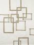  Open Squares Fabric white/taupe/rust