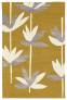 Judy Ross Hand-Knotted Custom Wool Palm Rug curry/cream/smoke silk