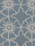 Hand-Printed Linen Pinwheel Hand-Printed Linen Powder Blue