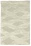 Judy Ross Hand-Knotted Custom Wool Plaid Rug parchment/parchment silk