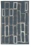 Judy Ross Hand-Knotted Custom Wool Procession Rug slate/smoke silk/cream