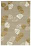 Judy Ross Hand-Knotted Custom Wool Shells Rug oyster/cream/oyster silk/gold silk