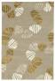 Judy Ross Hand-Knotted Custom Wool Shells Rug oyster/cream/oyster silk/gold silk