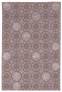 Judy Ross Hand-Knotted Custom Wool Small Pinwheels Rug mauve/stone/parchment silk